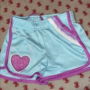 Justice girl shorts size 6